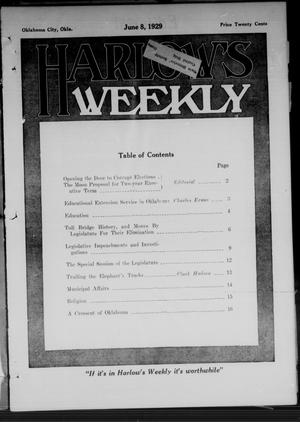 Harlow's Weekly (Oklahoma City, Okla.), Vol. 34, No. 23, Ed. 1 Saturday, June 8, 1929