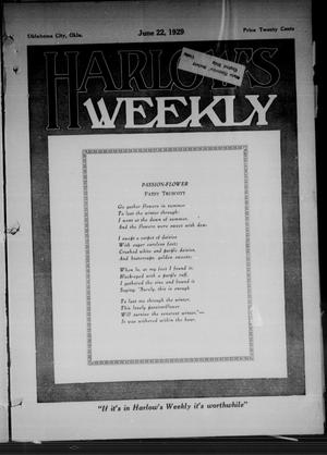 Harlow's Weekly (Oklahoma City, Okla.), Vol. 34, No. 25, Ed. 1 Saturday, June 22, 1929
