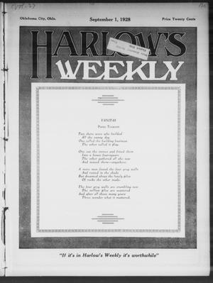 Harlow's Weekly (Oklahoma City, Okla.), Vol. 27, No. 35, Ed. 1 Saturday, September 1, 1928