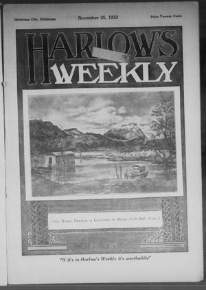 Harlow's Weekly (Oklahoma City, Okla.), Vol. 41, No. 21, Ed. 1 Saturday, November 25, 1933