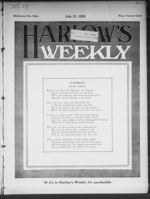 Harlow's Weekly (Oklahoma City, Okla.), Vol. 27, No. 29, Ed. 1 Saturday, July 21, 1928