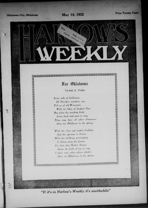 Harlow's Weekly (Oklahoma City, Okla.), Vol. 39, No. 20, Ed. 1 Saturday, May 14, 1932