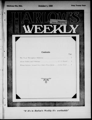 Harlow's Weekly (Oklahoma City, Okla.), Vol. 50, No. 14, Ed. 1 Saturday, October 1, 1938