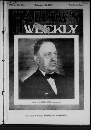 Harlow's Weekly (Oklahoma City, Okla.), Vol. 26, No. 9, Ed. 1 Saturday, February 26, 1927