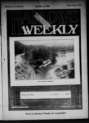 Harlow's Weekly (Oklahoma City, Okla.), Vol. 38, No. 14, Ed. 1 Saturday, October 3, 1931