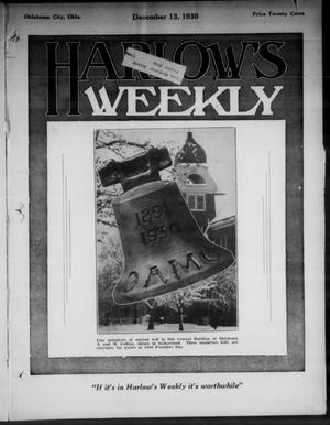 Harlow's Weekly (Oklahoma City, Okla.), Vol. 36, No. 50, Ed. 1 Saturday, December 13, 1930