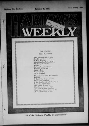 Harlow's Weekly (Oklahoma City, Okla.), Vol. 39, No. 2, Ed. 1 Saturday, January 9, 1932