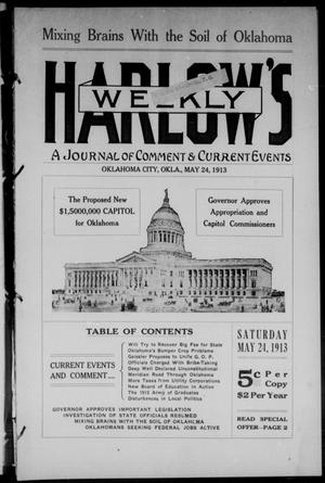 Harlow's Weekly (Oklahoma City, Okla.), Vol. 3, No. 4, Ed. 1 Saturday, May 24, 1913