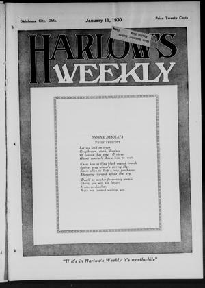 Harlow's Weekly (Oklahoma City, Okla.), Vol. 36, No. 2, Ed. 1 Saturday, January 11, 1930