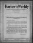Thumbnail image of item number 1 in: 'Harlow's Weekly (Oklahoma City, Okla.), Vol. 15, No. 22, Ed. 1 Wednesday, November 27, 1918'.