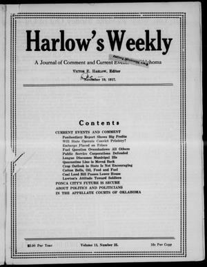 Harlow's Weekly (Oklahoma City, Okla.), Vol. 13, No. 25, Ed. 1 Wednesday, December 19, 1917