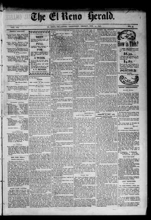 The El Reno Herald. (El Reno, Okla. Terr.), Vol. 7, No. 35, Ed. 1 Friday, February 14, 1896