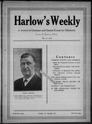 Harlow's Weekly (Oklahoma City, Okla.), Vol. 14, No. 20, Ed. 1 Wednesday, May 15, 1918