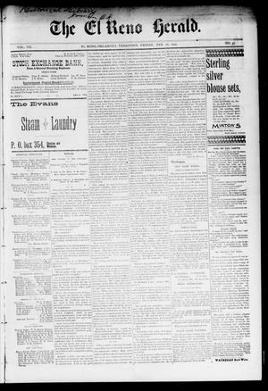 The El Reno Herald. (El Reno, Okla. Terr.), Vol. 7, No. 37, Ed. 1 Friday, February 28, 1896