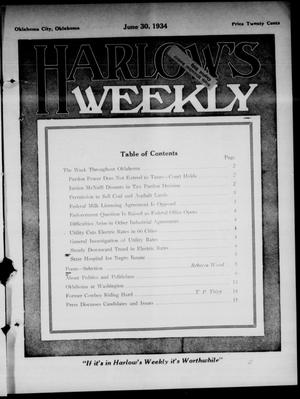 Harlow's Weekly (Oklahoma City, Okla.), Vol. 42, No. 25, Ed. 1 Saturday, June 30, 1934