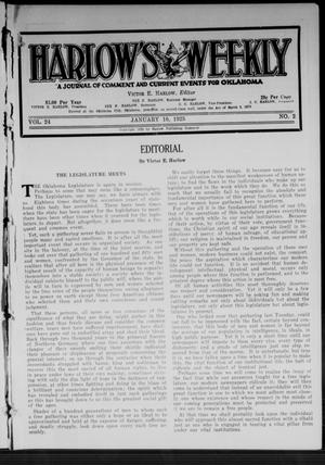 Harlow's Weekly (Oklahoma City, Okla.), Vol. 24, No. 2, Ed. 1 Saturday, January 10, 1925