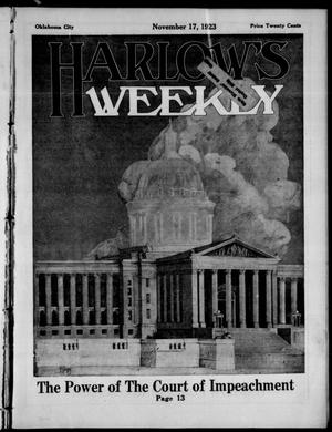Harlow's Weekly (Oklahoma City, Okla.), Vol. 22, No. 46, Ed. 1 Saturday, November 17, 1923