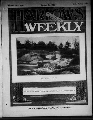 Primary view of object titled 'Harlow's Weekly (Oklahoma City, Okla.), Vol. 36, No. 32, Ed. 1 Saturday, August 9, 1930'.