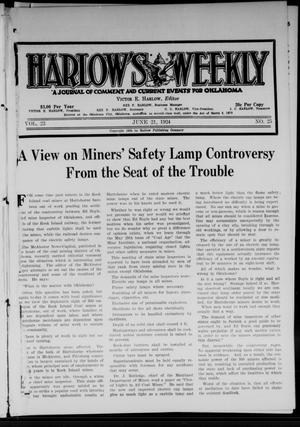 Primary view of object titled 'Harlow's Weekly (Oklahoma City, Okla.), Vol. 23, No. 25, Ed. 1 Saturday, June 21, 1924'.