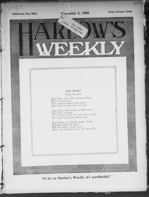 Harlow's Weekly (Oklahoma City, Okla.), Vol. 27, No. 44, Ed. 1 Saturday, November 3, 1928
