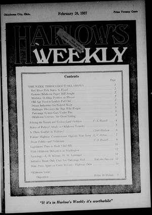 Harlow's Weekly (Oklahoma City, Okla.), Vol. 47, No. 33, Ed. 1 Saturday, February 20, 1937
