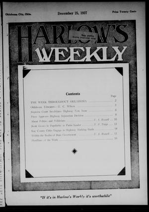 Harlow's Weekly (Oklahoma City, Okla.), Vol. 48, No. 26, Ed. 1 Saturday, December 25, 1937