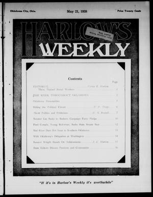 Primary view of object titled 'Harlow's Weekly (Oklahoma City, Okla.), Vol. 49, No. 21, Ed. 1 Saturday, May 21, 1938'.