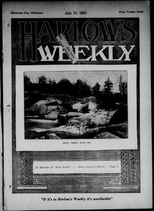 Harlow's Weekly (Oklahoma City, Okla.), Vol. 38, No. 2, Ed. 1 Saturday, July 11, 1931