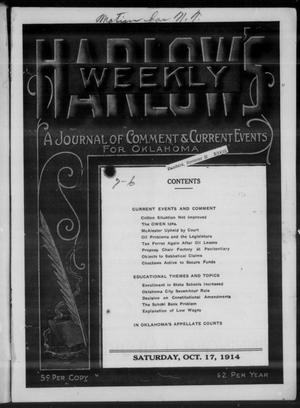 Harlow's Weekly (Oklahoma City, Okla.), Vol. 7, No. 6, Ed. 1 Saturday, October 17, 1914