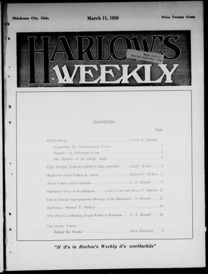 Harlow's Weekly (Oklahoma City, Okla.), Vol. 51, No. 10, Ed. 1 Saturday, March 11, 1939