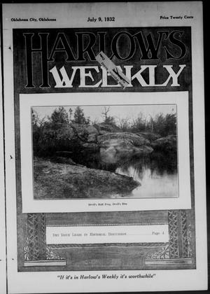 Primary view of object titled 'Harlow's Weekly (Oklahoma City, Okla.), Vol. 39, No. 28, Ed. 1 Saturday, July 9, 1932'.