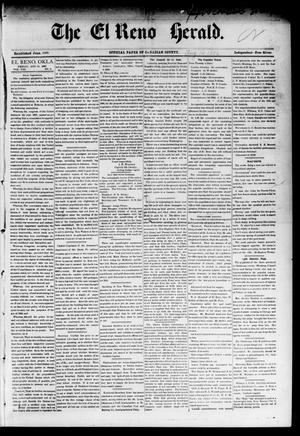 The El Reno Herald. (El Reno, Okla.), Vol. 8, No. 9, Ed. 1 Friday, August 14, 1896