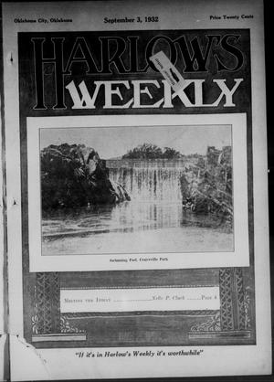 Harlow's Weekly (Oklahoma City, Okla.), Vol. 39, No. 36, Ed. 1 Saturday, September 3, 1932