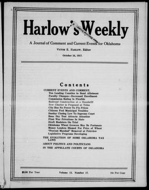 Harlow's Weekly (Oklahoma City, Okla.), Vol. 13, No. 17, Ed. 1 Wednesday, October 24, 1917