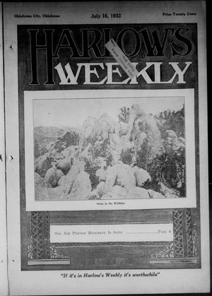 Primary view of object titled 'Harlow's Weekly (Oklahoma City, Okla.), Vol. 39, No. 29, Ed. 1 Saturday, July 16, 1932'.