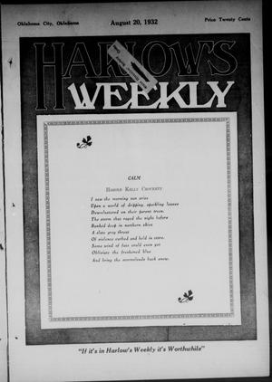 Harlow's Weekly (Oklahoma City, Okla.), Vol. 39, No. 34, Ed. 1 Saturday, August 20, 1932