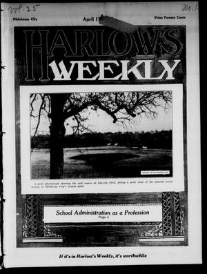Harlow's Weekly (Oklahoma City, Okla.), Vol. 25, No. 16, Ed. 1 Saturday, April 17, 1926
