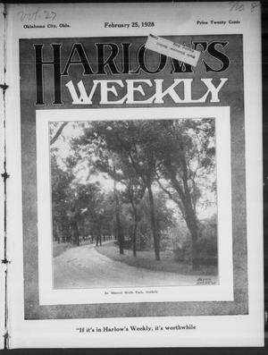 Harlow's Weekly (Oklahoma City, Okla.), Vol. 27, No. 8, Ed. 1 Saturday, February 25, 1928