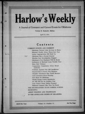 Harlow's Weekly (Oklahoma City, Okla.), Vol. 14, No. 17, Ed. 1 Wednesday, April 24, 1918