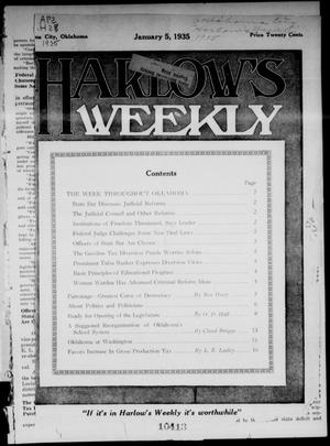 Harlow's Weekly (Oklahoma City, Okla.), Vol. 44, No. 1, Ed. 1 Saturday, January 5, 1935