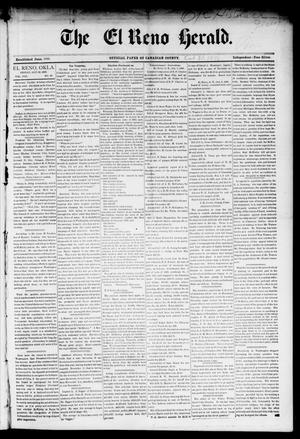 The El Reno Herald. (El Reno, Okla.), Vol. 8, No. 20, Ed. 1 Friday, October 30, 1896