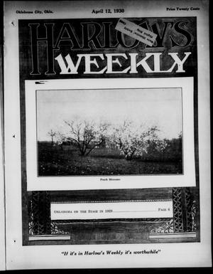 Harlow's Weekly (Oklahoma City, Okla.), Vol. 36, No. 15, Ed. 1 Saturday, April 12, 1930