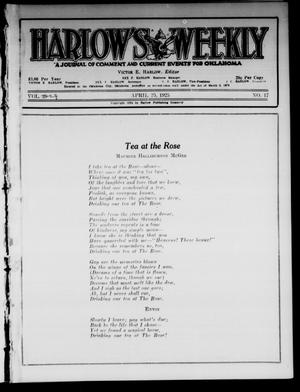 Primary view of object titled 'Harlow's Weekly (Oklahoma City, Okla.), Vol. 24, No. 17, Ed. 1 Saturday, April 25, 1925'.