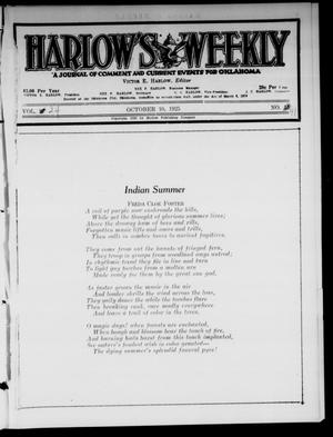 Harlow's Weekly (Oklahoma City, Okla.), Vol. 24, No. 41, Ed. 1 Saturday, October 10, 1925