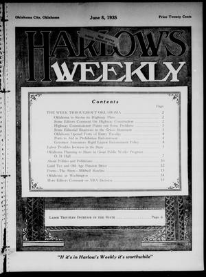 Primary view of object titled 'Harlow's Weekly (Oklahoma City, Okla.), Vol. 44, No. 20, Ed. 1 Saturday, June 8, 1935'.