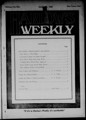 Harlow's Weekly (Oklahoma City, Okla.), Vol. 47, No. 13, Ed. 1 Saturday, October 3, 1936