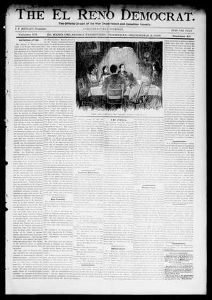 Primary view of object titled 'The El Reno Democrat. (El Reno, Okla. Terr.), Vol. 7, No. 45, Ed. 1 Thursday, December 3, 1896'.