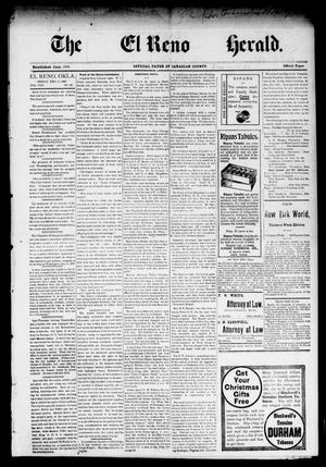 The El Reno Herald. (El Reno, Okla.), Vol. 8, No. 26, Ed. 1 Friday, December 11, 1896