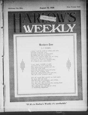 Harlow's Weekly (Oklahoma City, Okla.), Vol. 27, No. 33, Ed. 1 Saturday, August 18, 1928