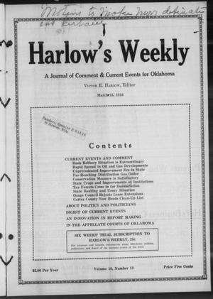 Harlow's Weekly (Oklahoma City, Okla.), Vol. 10, No. 13, Ed. 1 Saturday, March 25, 1916
